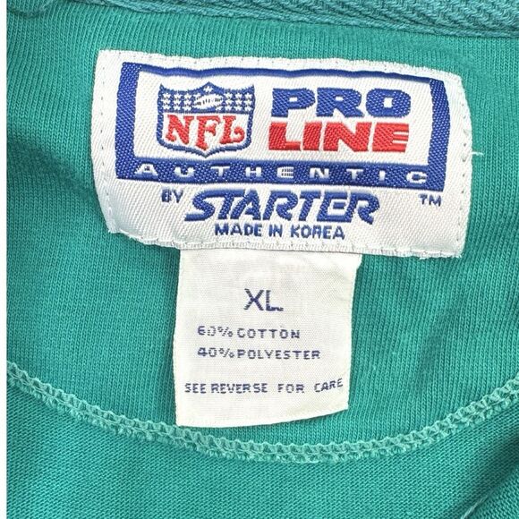 Vintage 90’s Starter NFL Miami Dolphins Polo Shirt - Size XL - Picture 7 of 9